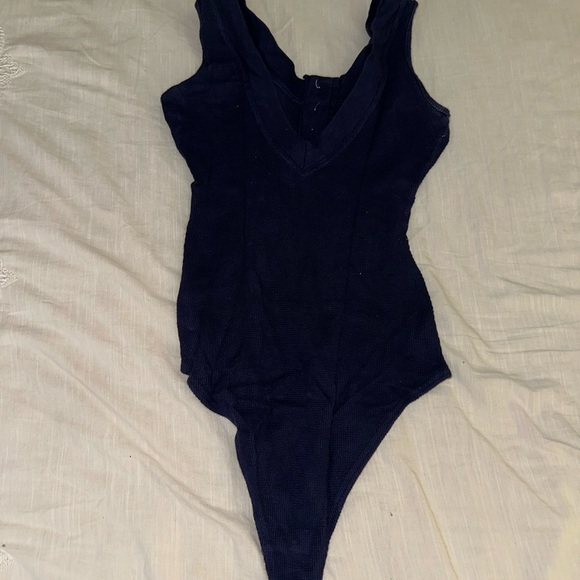 Armani Jeans Henley Tank Bodysuit (S) - Picture 3 of 6